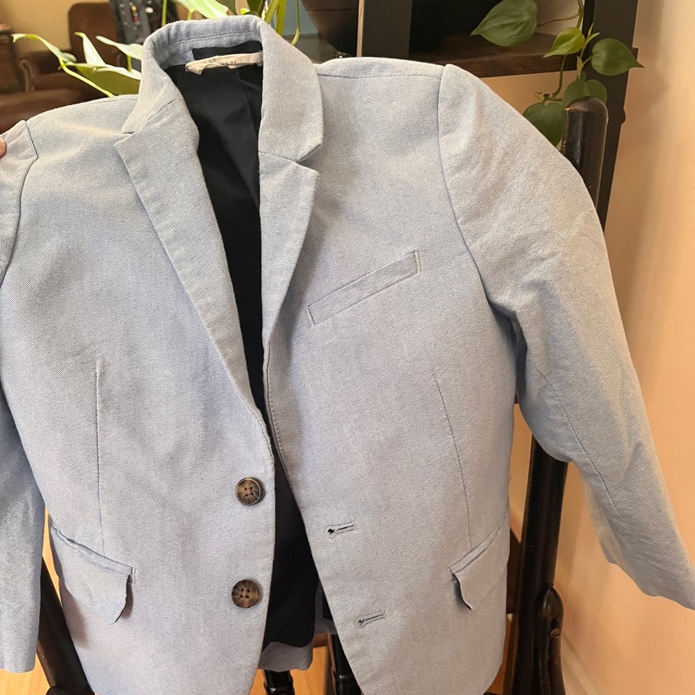 H&M boys cotton blue blazer